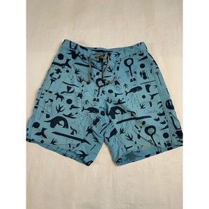 Patagonia Swim Trunks Board Shorts Men's Size 34 Whale, Fishing